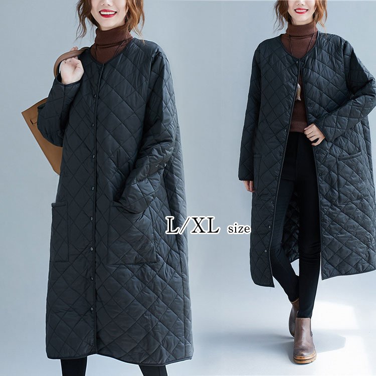 ダウンコート レディース 秋冬アウター フード付き 40代 ダウンジャケット 中綿 ロングコート 大