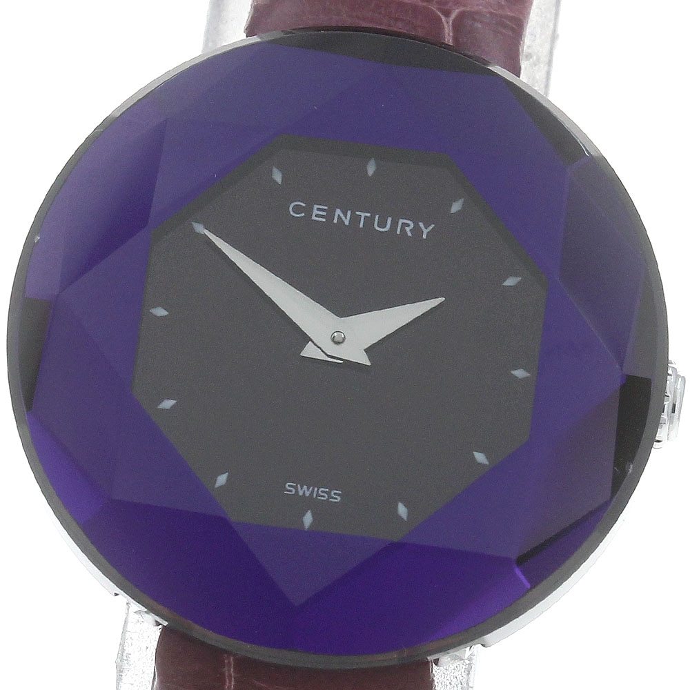 センチュリー CENTURY タイムジェム クォーツ レディース _890576【中古】
