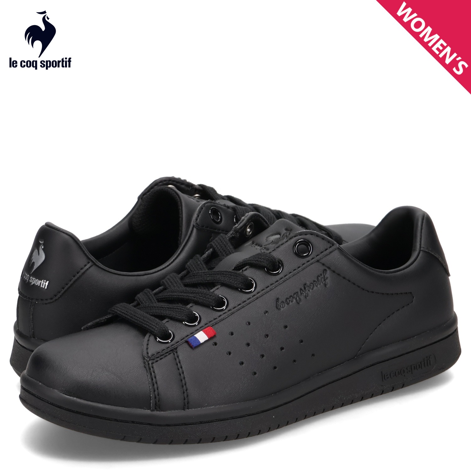 スニーカー ラ ローラン SL レディース 2Eワイズ ブラック 黒 LU5SSN21UZ