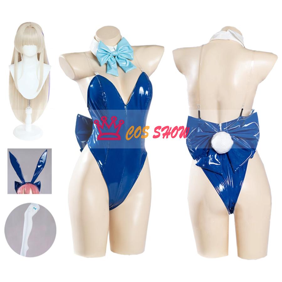 2025新品販売 ブルーアーカイブ Blue Archive ブルアカ 飛鳥馬トキ コスプレ衣装 バニーガール cosplay 仮装 ウサギ耳カチューシャ付き イベント クリスマス ハロウィン