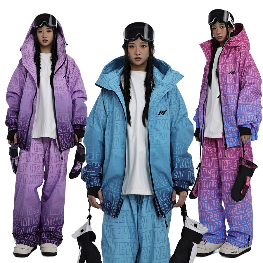 スノーボードウェア 2025 2026冬 3COLOR 上下セット レディース メンズ ジャケット アウター パンツ スキーウェア