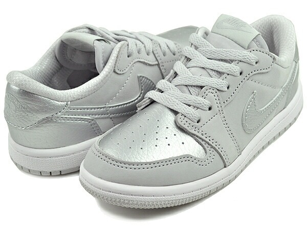 ジョーダン 1 レトロ ロー OG トドラー キッズ スニーカー 子供靴 シルバー