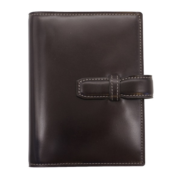 LOAPADコードバン ミニ6 16mm ベルト システム手帳【チャコールグレー×トッポ】日本製 132-2