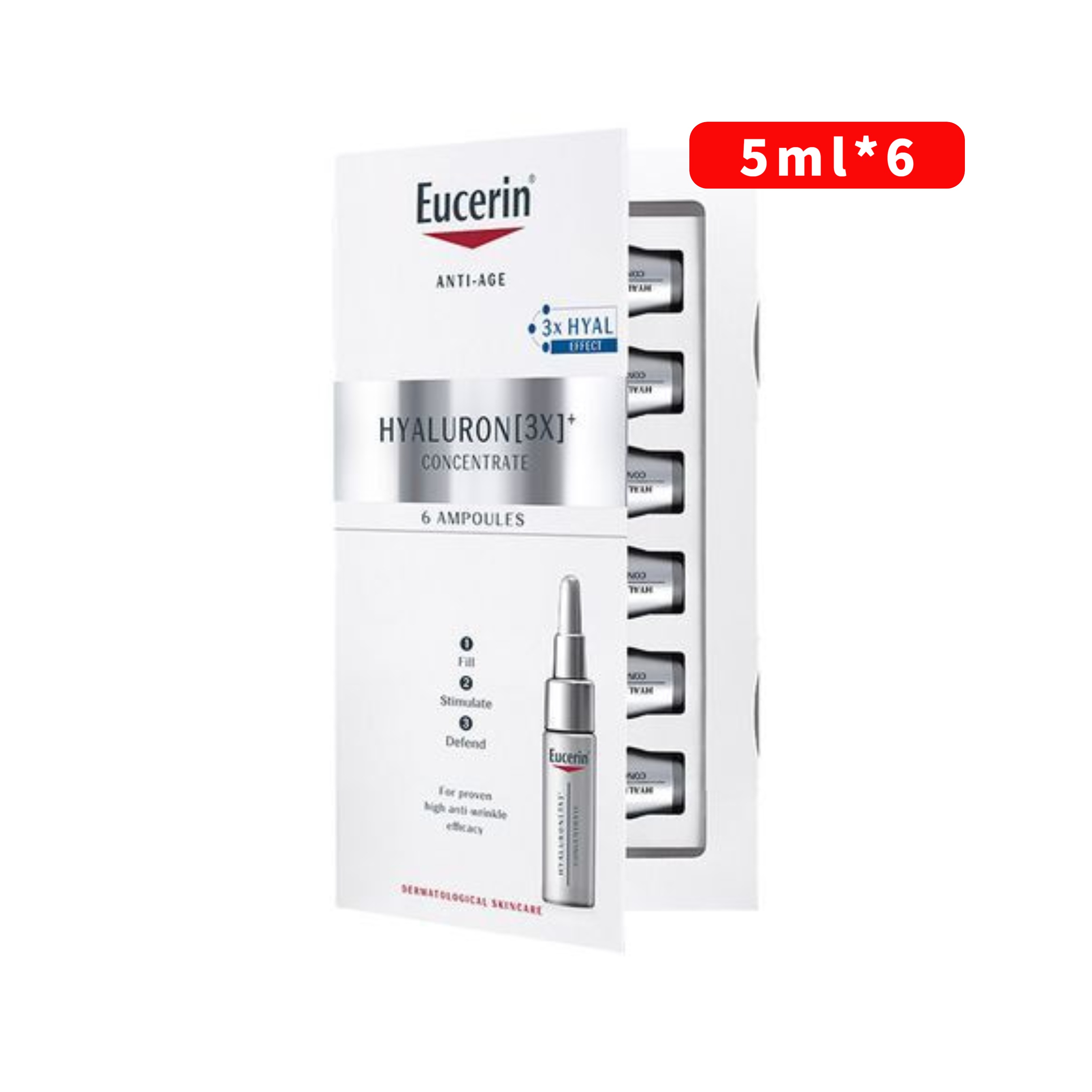 ハイアルロン 3X コンセントレート, 5ml*6