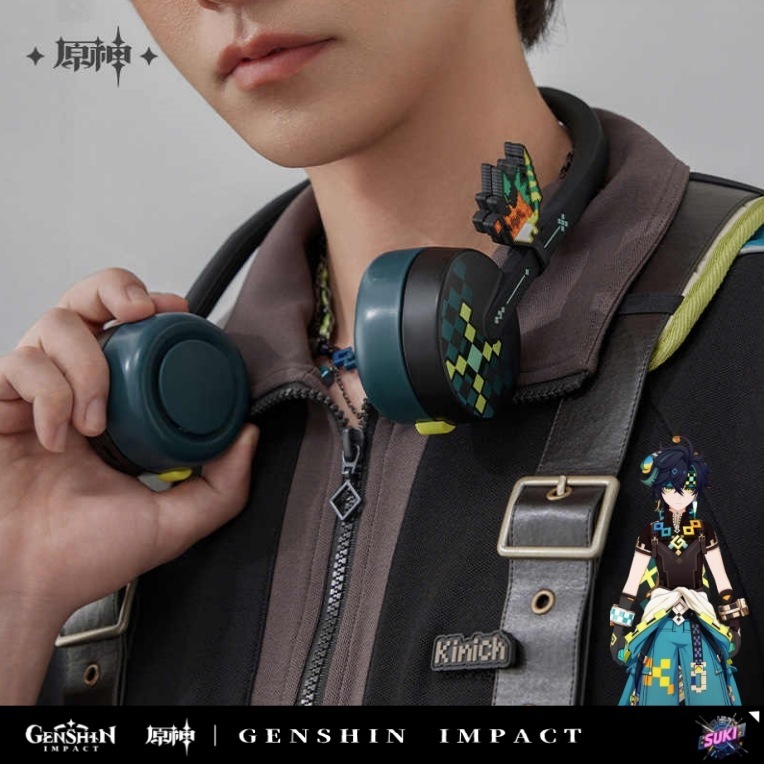【プロ品質を極める!】原神 グッズ / キニチ インプレッションシリーズ / 首掛け扇風機 超軽量 / Genshin Impact Kinich 基尼奇 げんしん コスプレ