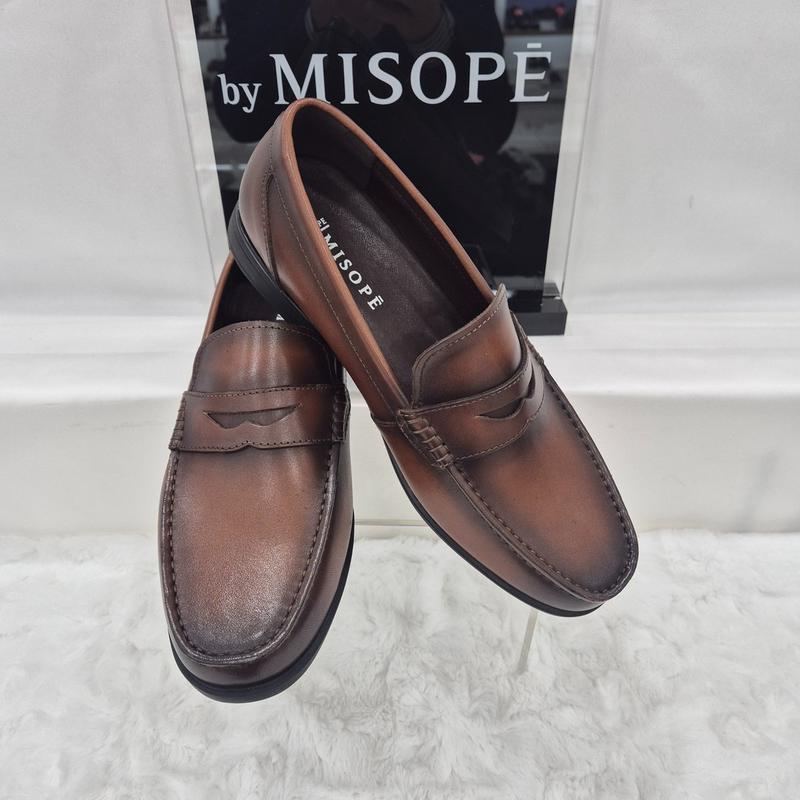 By 男性 クラシック ペニーローファー 122HT419SS201 MBROWN 2 JJ
