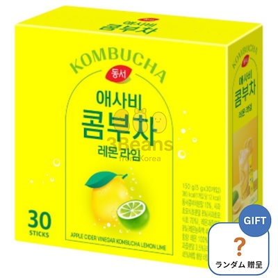 Qoo10] ドンソ食品 東西 アサビコンブチャ レモンライム ( : 飲料