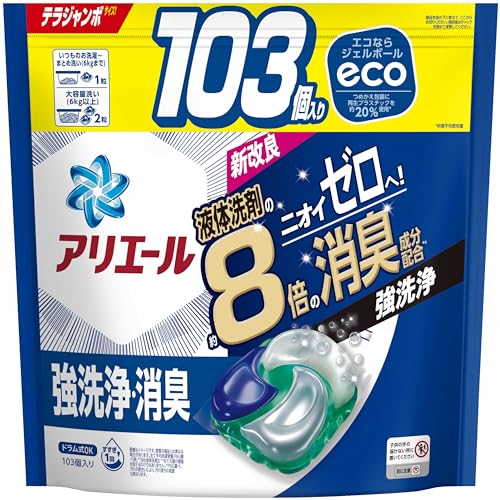 洗濯洗剤 ジェルボール4D 詰め替え 103個大容量