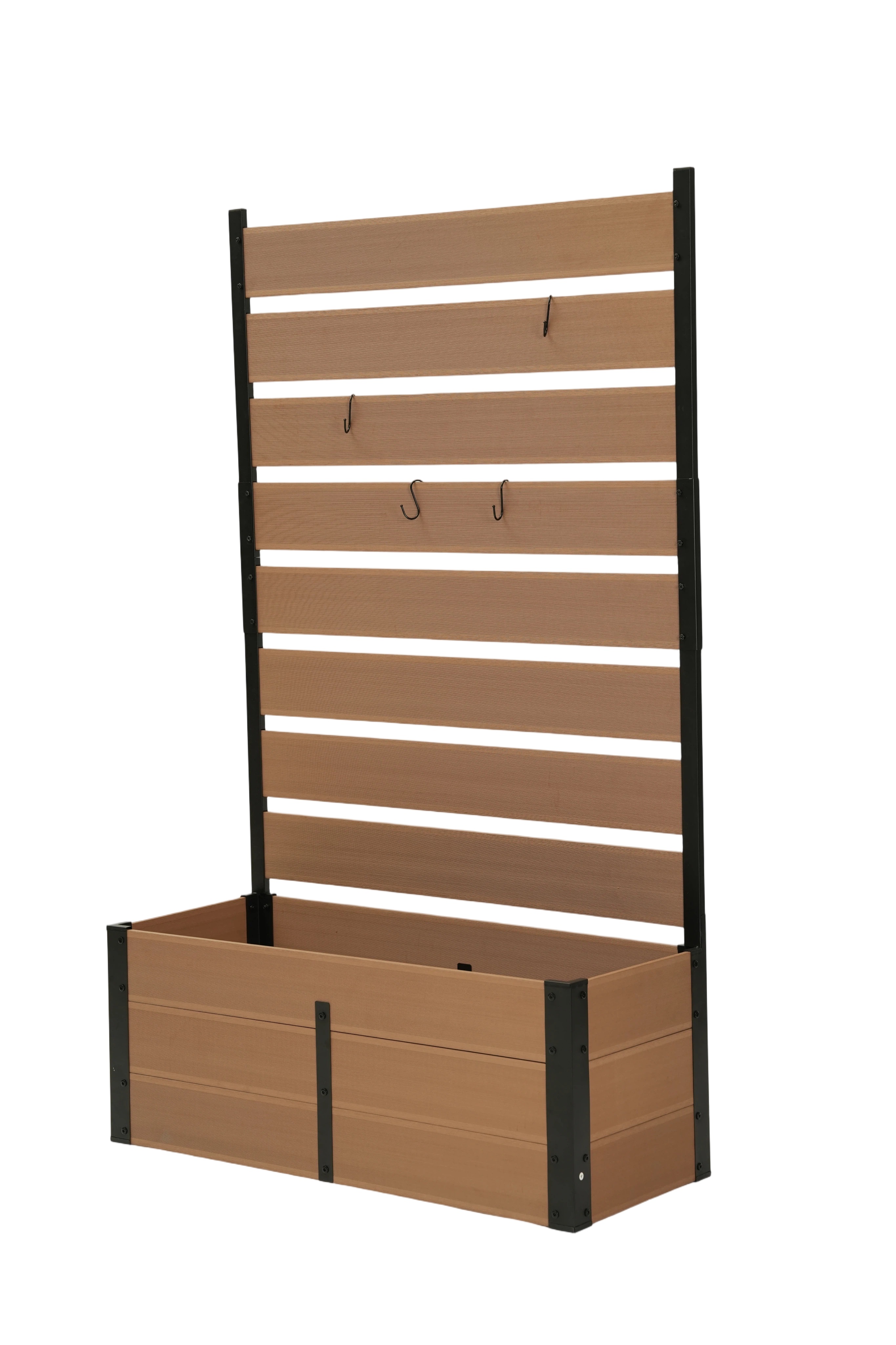 【国内発送】B 237【元SKU：N509P290564C ナチュラル 90×150cm】ウッドフェンス 目隠し フェンス ウッド 木製 人工木 ボーダーフェンス プランターフェンス ラティス ロータ