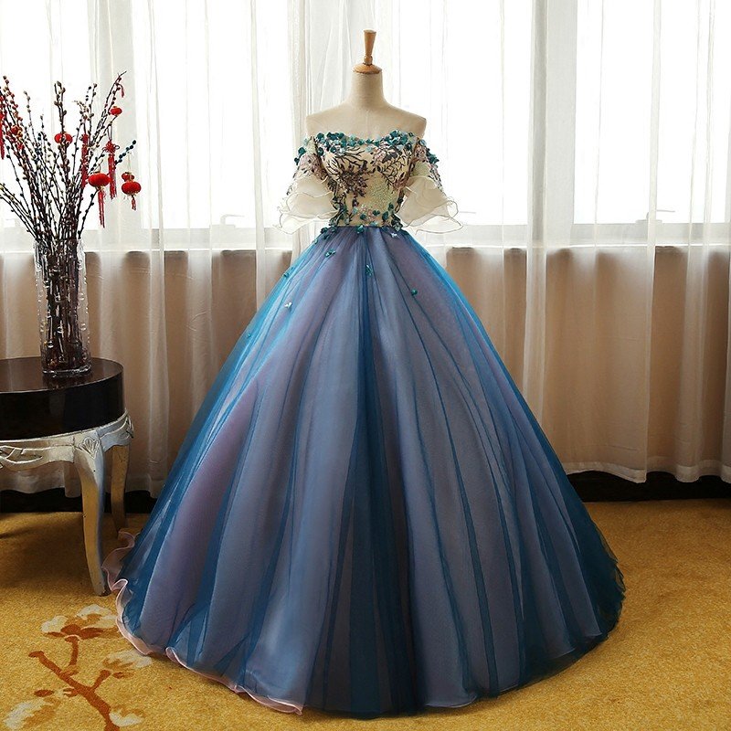 ロングドレス 袖あり カラードレス 結婚式 ウエディングドレス コンサート 安い 演奏会 プリンセス