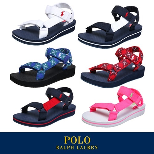 ｼPOLO RALPH LAURENｽ ｫﾝｫ戓鬮ｫﾕｫ戓ｫ ｫｹｫﾝｫﾄｫｦｫｧｫﾃｫｸｫｵｫﾀｫｼ碎ﾖ櫢ｽSPORT WEDGE SANDAL 6 1
