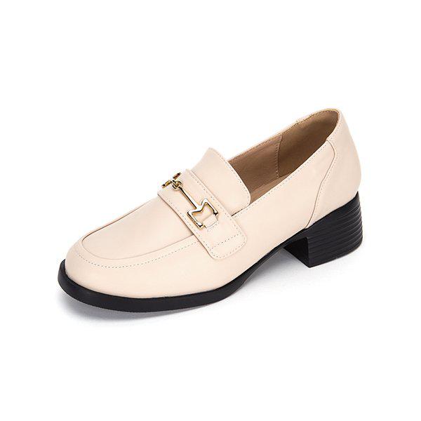 M. キラ 牛革 カジュアル ローファー アイボリー 516523206AQ_P404399314