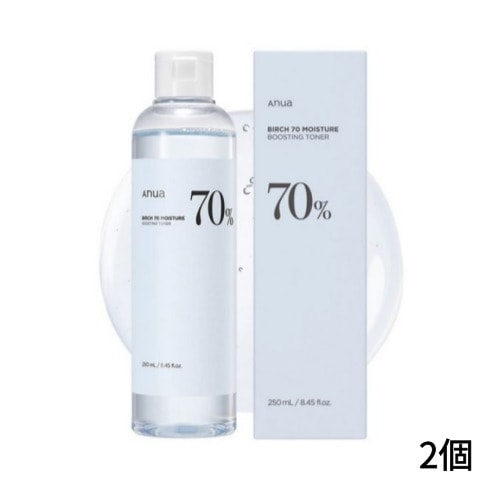 シラカバ 70 しっとりツヤ肌 水分 ブースティングトナー 250ml 1個 / 水分 水光 敏感肌 スキンケア 大容量