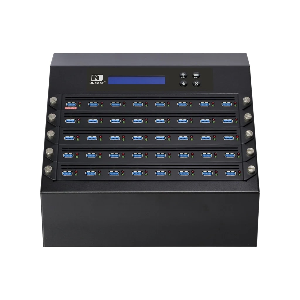 Intelligent U3 シリーズ：40ポートUSB3.2デュプリケーター UB940U3