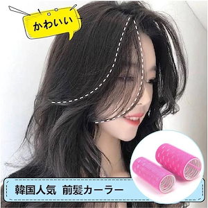 人気 前髪カーラー ヘア道具 2枚入韓国コスメ ヘアカーラー ミニヘアアイロン ホットカーラー