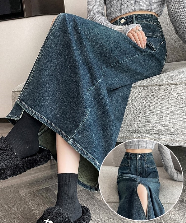 マーメイドスカート デニム ロング丈 フロントスリット 春夏秋 大人かわいい カジュアル 10代 20代 30代 40代 楽天市場】マーメイドスカート ロング レディース ボトムス 春