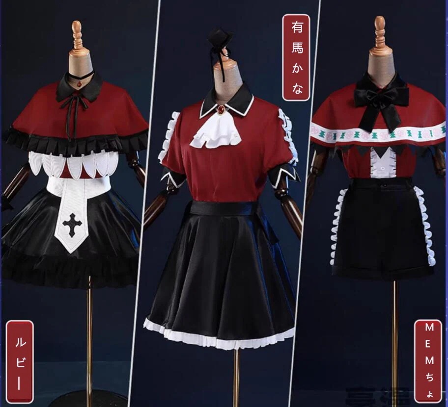 学園祭 文化祭 仮装 変装 ハロウィン コスチューム ビジュアル 新生B小町 コスプレ衣装 MEMちょ 有馬かな ルビー 推しの子 スーツ ハロウィン 2026新作入荷コスプレ