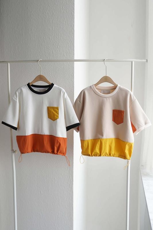 ディア配色Tシャツ