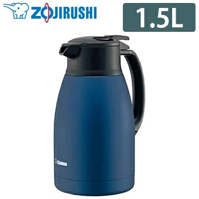 象印 1.5L ステンレス ポット マホービン SH-HC型 SH-HC15-AD マットネイビー