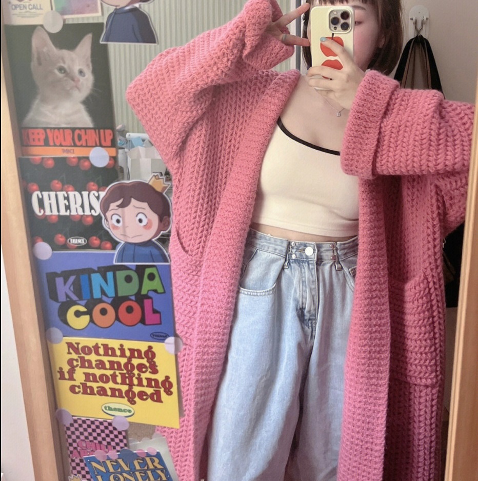 アウター デート ニットソー セーター カーディガン 上着 ロング 袖あり 長袖 かわいい 大人可愛い きれいめ シンプル カジュアル 大人 上品 おしゃれ お洒落 主役級 存在感 春 秋 冬 10代