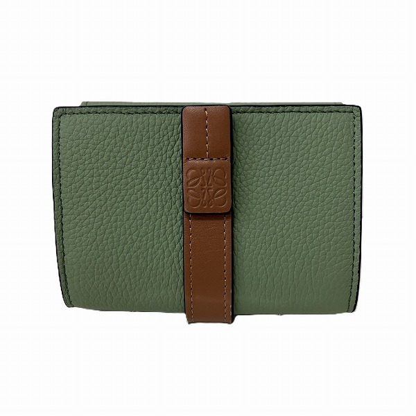 ロエベ LOEWE トライフォールド ウォレット 3つ折り財布 レディース 【中古】