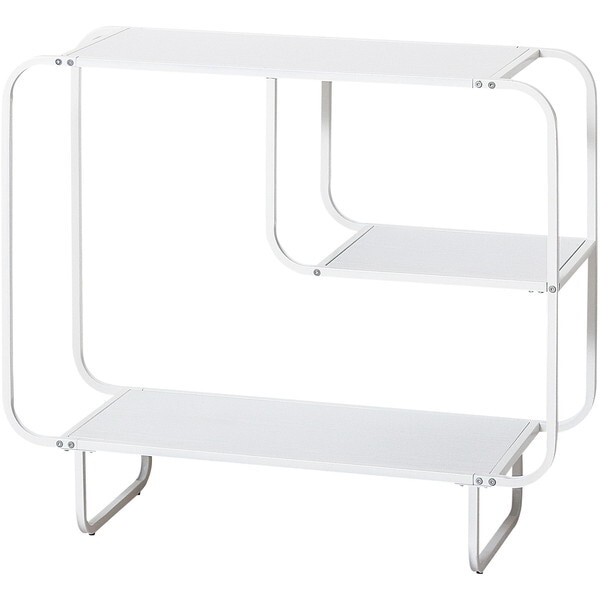 オープンディスプレイラック 白木目 23424 メーカー直送