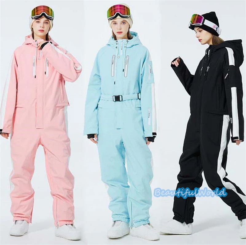 スノーボードウェアワンピーススキーウェアメンズレディースオールインワン男女兼用スノボウェアスノーボードジャケットパンツ撥水防風保温雪遊び暖かいH18 15,778円