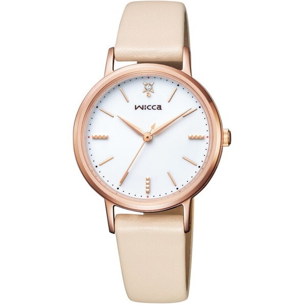 KP5-166-10 wicca (ウィッカ) ソーラーテック腕時計 (レディースウォッチ)