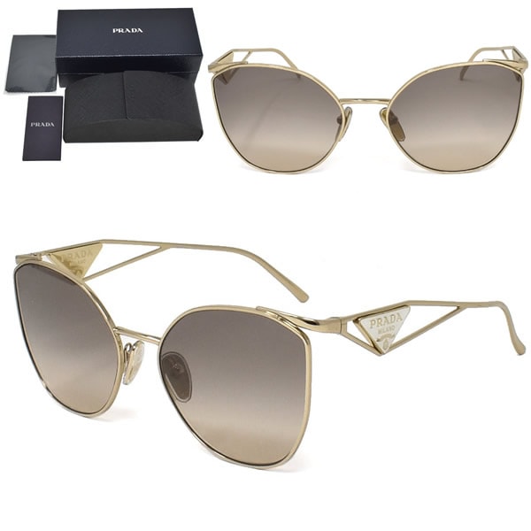 サングラス 0PR 50ZS ZVN3D0 59 サングラス グラサン メンズ レディース ペイルゴールド ブラウングラデーショングレー