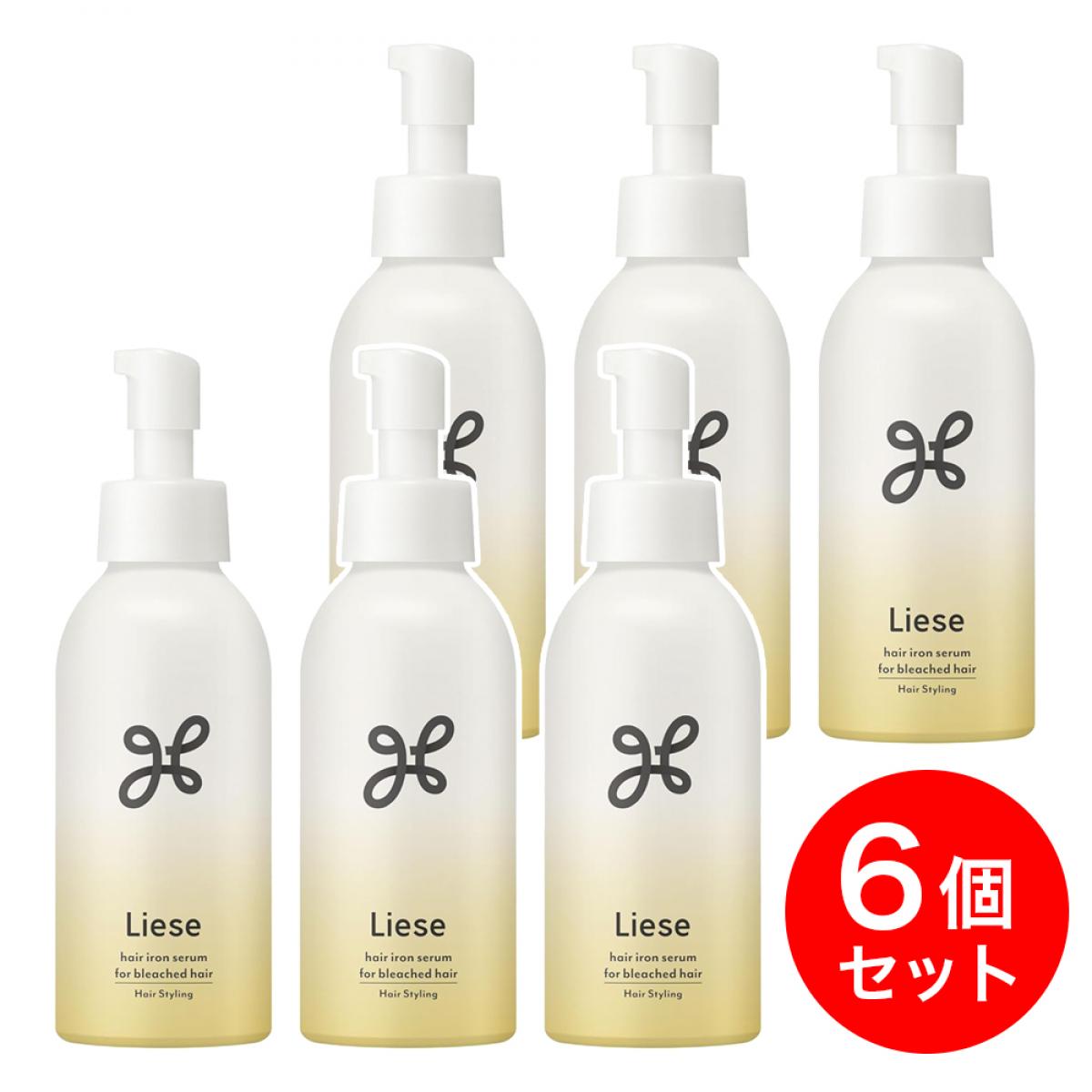 【まとめ買い】花王 リーゼ ブリーチヘア用 アイロン下地セラム 120ml ×6本 ブリーチ アイロン 熱 摩擦 スタイリング ダメージ予防