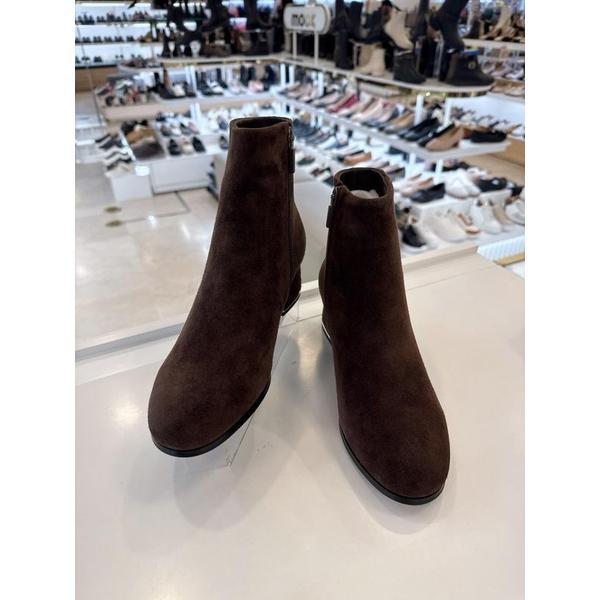 セーブゾーン01 女性 ベーシック スエード アンクルブーツ 422605 IM (42241522)