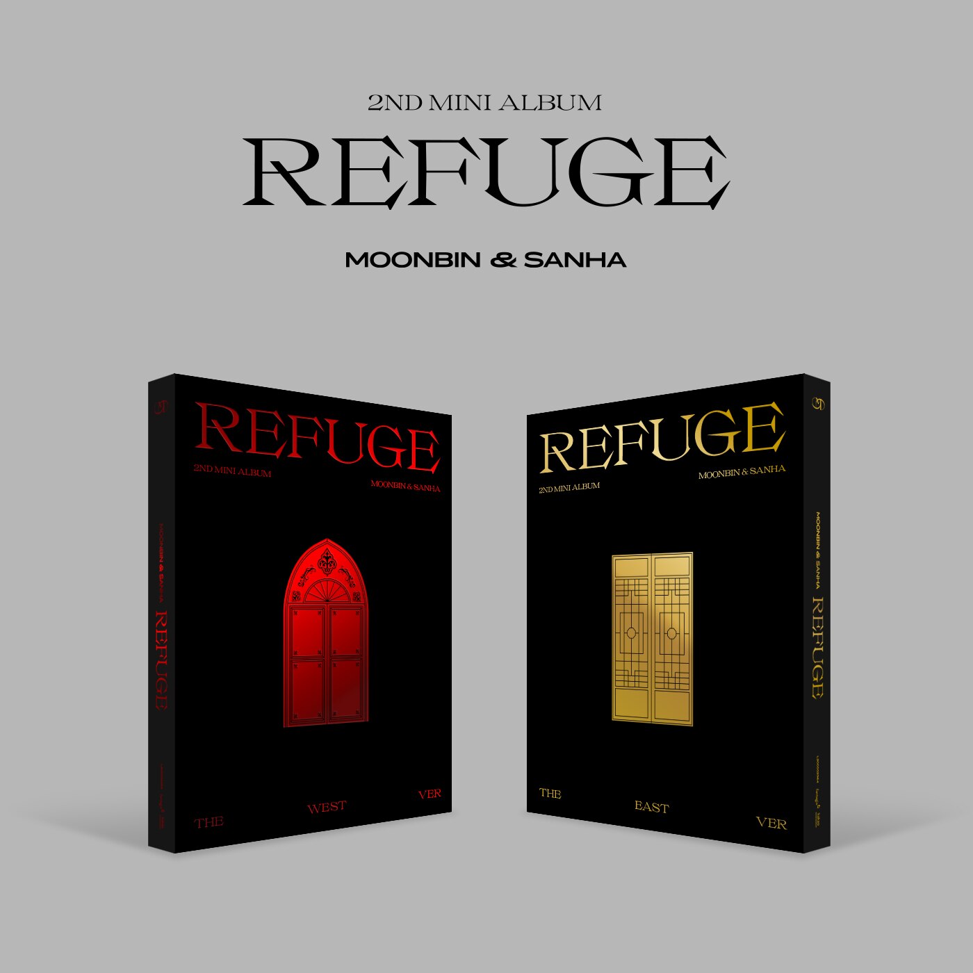 [MEGA] [予約] 2種セット MOONBIN SANHA 2集ミニアルバム REFUGE ASTRO 特典