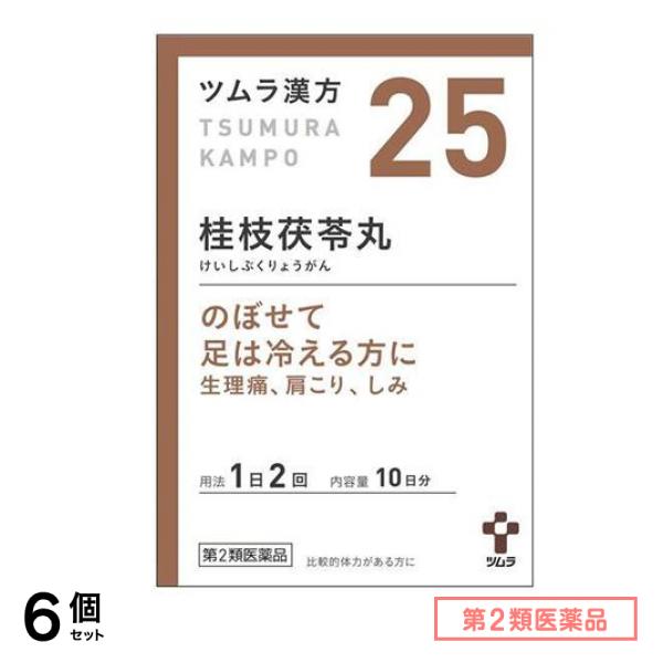 第２類医薬品 25ツムラ漢方 桂枝茯苓丸料エキス顆粒A 20包 6個セット