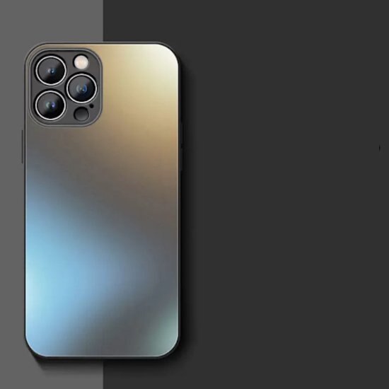 【取寄：納期2週間】iPhoneケース グラデーション 無地 保護カバー お洒落 レディースiPhone14 iPhone14Pro スマホケース ベルトなし 小物アクセサリー 携帯ケース 幻想的