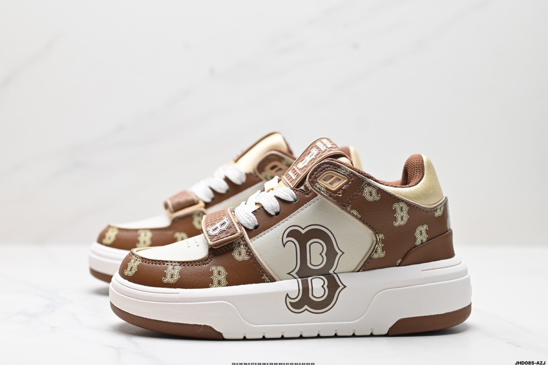 Chunky Liner Mid Classic モノグラム ニューヨークヤンキース スニーカー Brown 3ASXCMM4N