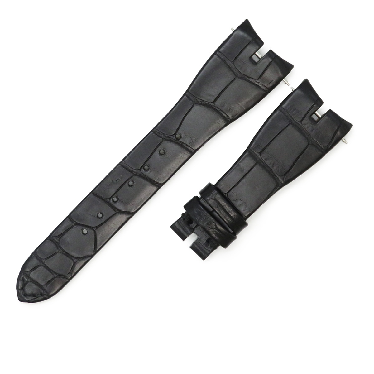 エクスカリバー用 EX36 クロコバンド メンズ 新同品 純正 替え ベルト ストラップ 21mm ブラック 黒 3年保証