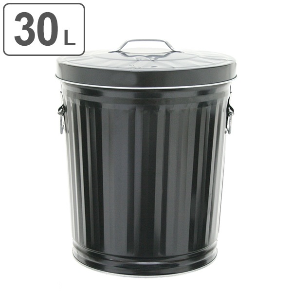 灰入れバケツ 30L 二重底 灰入れ ふた付き 暖炉 ゴミ箱 obaketsu オバケツ （ バケツ