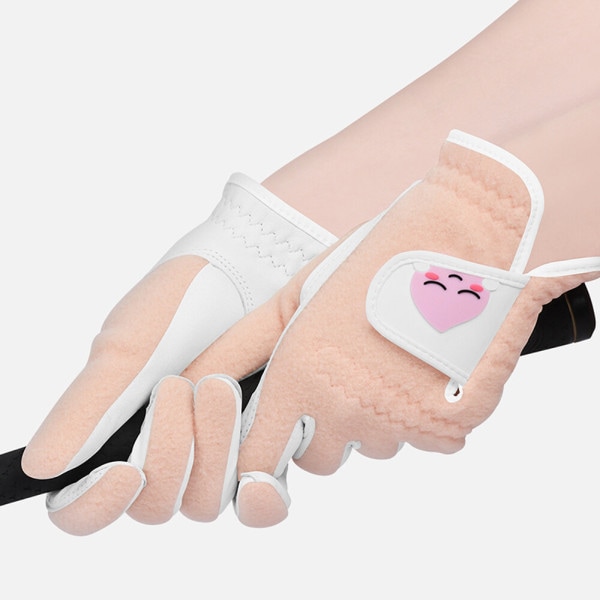 カカオ アピーチ 冬 羊皮ゴルフグローブ 女性用