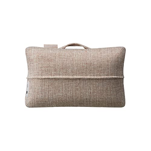 色：ベージュ アテックス マッサージ器 腰 肩 背中 ルルド マッサージクッション ミニ ベージュ