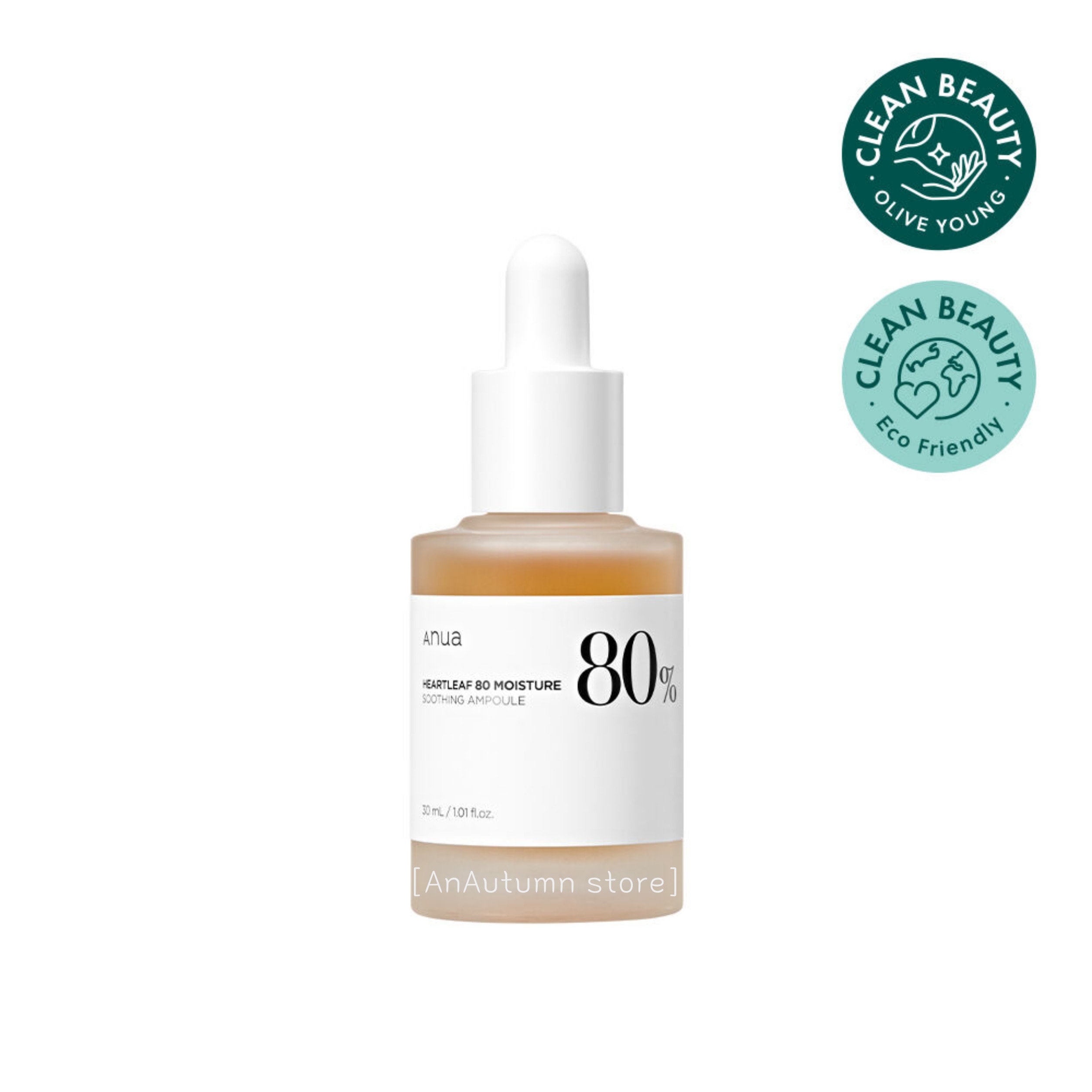 ドクダミ80 水分補給アンプル 30ml /トラブル肌 高濃縮エッセンス セラム/水分アンプル