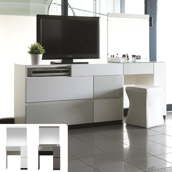 ドレッサー ブロックデザイン SQUARE 幅65cm 開梱設置