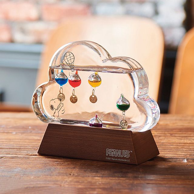 スヌーピー ガラスフロート温度計クラウド 151-333211 2025 5,052円