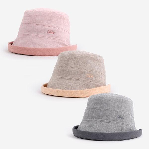 [帽子] ラインつばポイントバケットハットDK25WBK008