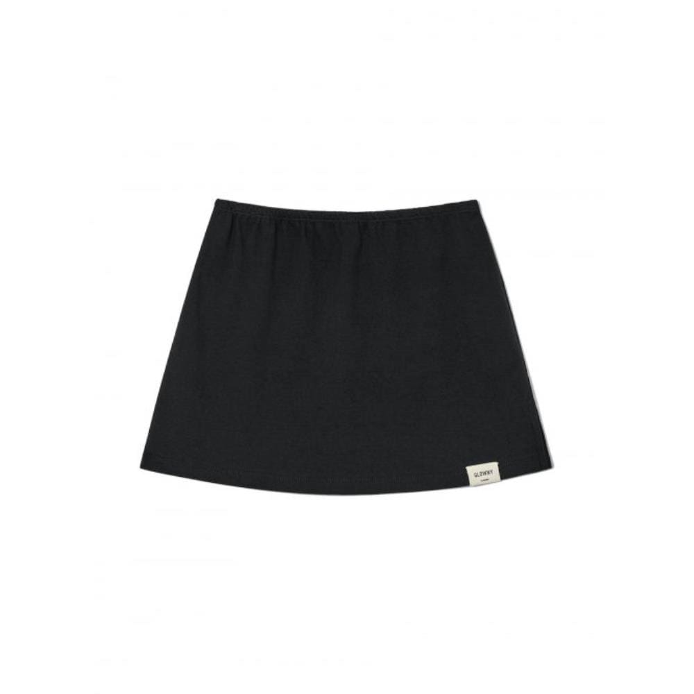 GLOWNY G CLASSIC MINI SKIRT BLACK GY23CLASK002