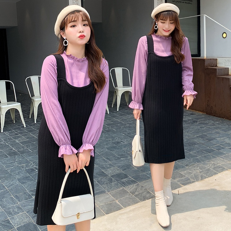 5L 4L 秋冬 韓国 大きいサイズ 長袖ニットトップス レディースシャツブラウス タイト ストレッチ 30代 40代 50代 60代大きいサイズの女性の秋の新製品の大きいサイズの超仙ブラウス組み合わ