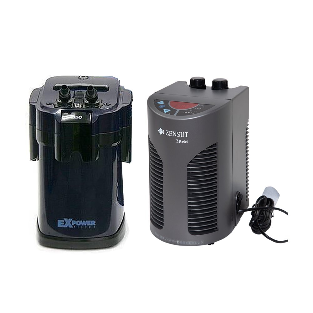 外部フィルター　ゼンスイ　クーラー　外部フィルター接続セット　テトラ　ＶＸ７５＋ＺＲ‐Ｍｉｎｉ　ＣＲＣ10―03―01―15―00
