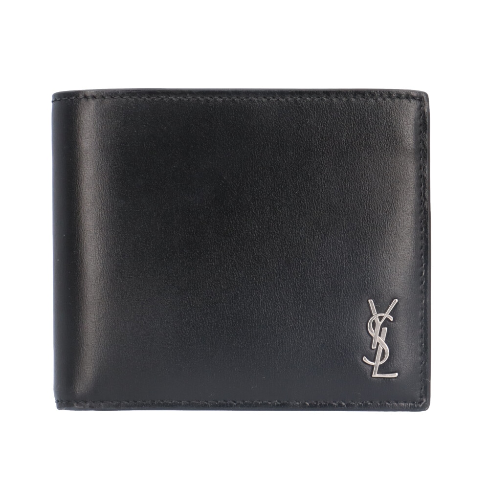サンローラン 二つ折り財布 レザー 610193 SAINT LAURENT 中古 美品