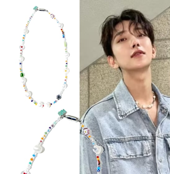 Yrr PEARL MULTI NECKLACE #62/ SEVENTEEN着用