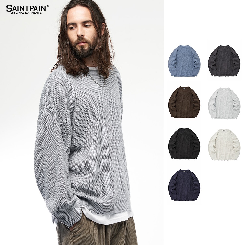 SP OVERSIZE SIDE SLITS KNIT-7 Color 5,510円