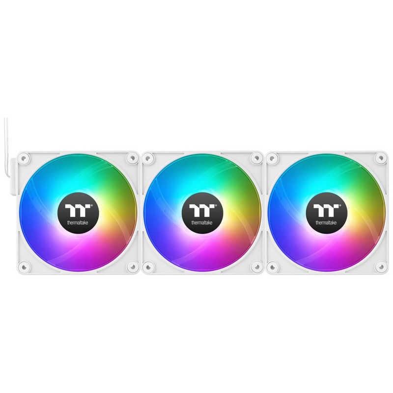 THERMALTAKE　CT120 Reverse EX ARGB Sync PC Cooling Fan 3 Fan Pack -White-　CL-F194-PL12SW-A